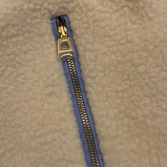 Sail to Sable Sherpa Fleece Quilted Vest Periwinkle Blue M - Picture 4 of 6